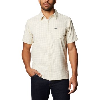 Columbia No Way Out Short Sleeve, Camisa Beige Para Hombre | 123847-SZH